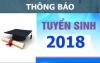 Thông báo tuyển sinh lớp 6 năm học 2018-2019