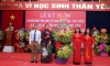 Phó Bí thư Thường trực Tỉnh ủy Hà Thị Nga dự kỷ niệm 25 năm tái lập Trường THCS Kim Tân