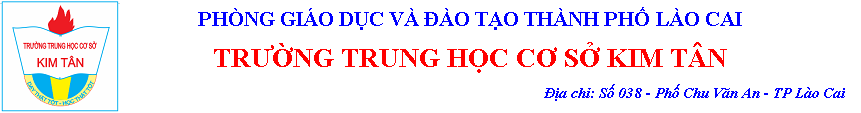 Trường THCS Kim Tân, thcs kim tân, kim tan lao cai, kim tan