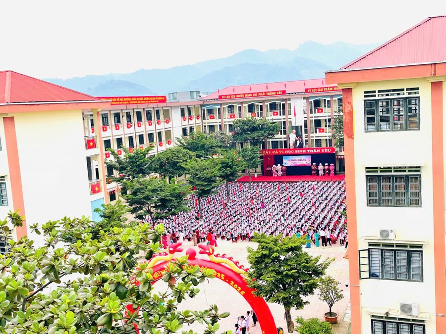 Lễ khai giảng năm học 2025–2026 tại Trường THCS Kim Tân